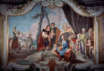 Rachel Hiding the Idols Stolen from Her Father Laban