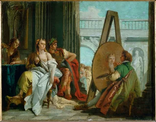 The painter Apelles, Alexander the Great and Campaspe