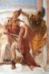 Minerva Restraining Achilles from Killing Agamemnon (detail)
