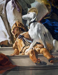 Dwarf and Dog (detail)
