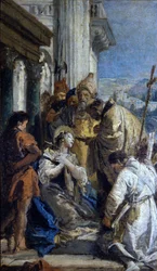 The Communion of Saint Lucia. Museo del Castello. Milan