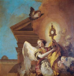Vision of Saint Pascual Bailón (detail)