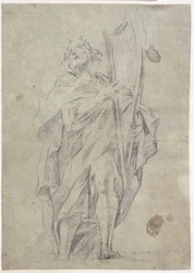 King David with His Harp