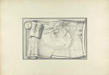 Plan of the Ruins at Sardis with Vestiges of Ancient Buildings Still Existing in 1750, c.1750
