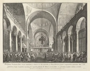 The Newly Elected Doge Presented to the People in San Marco
