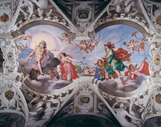 Aphrodite Imploring Zeus Not to Kill Her Lover Anchises