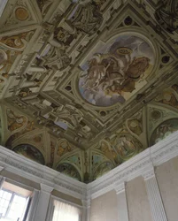 The Fall of Phaeton (1625) - Fresco en trompe l