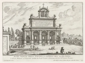 Fountain of the Acqua Paola in Rome