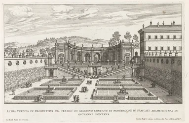 Gardens of Villa Mondragone in Frascati