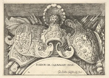 Plate 2: Trophies of Roman Arms from Decorations Above the Windows on the Second Floor