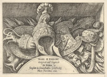 Plate 5: Trophies of Roman Arms from Decorations Above the Windows on the Second Floor