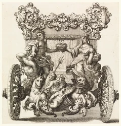 Rear View of the First Carriage of Lord Catelmaine Built in 1686