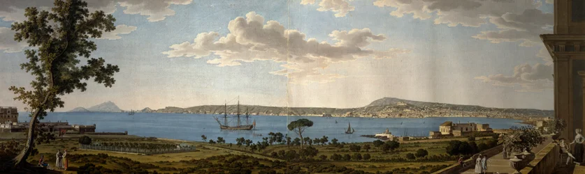 View of Posillipo and Naples from Portici