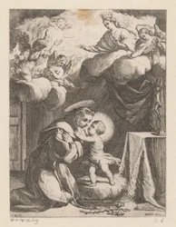 Saint Anthony of Padua Adoring the Child