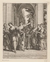 Saint Viviane Refuses to Sacrifice to the Pagan Gods