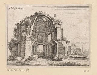 Ruins of the Temple of Minerva Medica in a Landscape