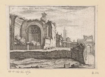 Ruins of the Temple of Venus and Roma in Rome (Views of Rome)