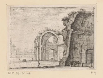 Ruins of the Baths of Diocletian in Rome (Views of Rome)