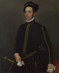 Portrait of a Left-Handed Gentleman with Two Quartos and a Letter (