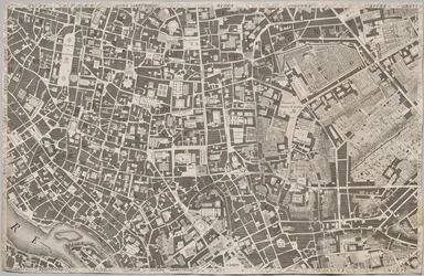 Nuova pianta di Roma by Giambattista Nolli, 1748, known as La Pianta Grande di Roma