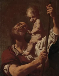 Saint Christopher Carrying the Infant Christ