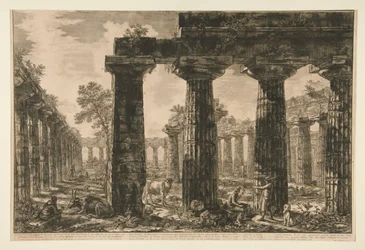 Another View of the Pronaos Facade, from Different Views