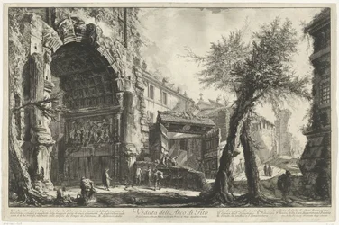 Arch of Titus in Rome (Veduta dell