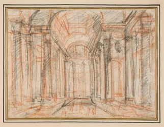 Fantasy based on the porch of the Pantheon