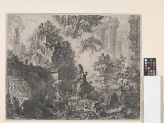 Frontispiece with Statue of Minerva