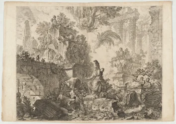 Frontispiece, with Statue of Minerva