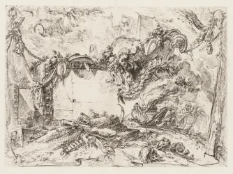 Groteschi: Ruins with Skulls and a Smoking Vase