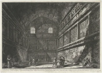 Interior of Chiesa di Sant’Urbano in Rome (Veduta Interna dell