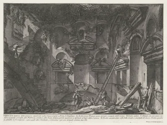 Interior of Tomb at Vigna Casali (series title: Archaeological Finds in and Around Rome)
