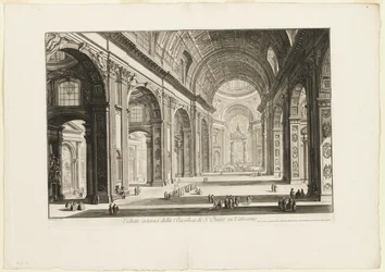 Interior view of St. Peter