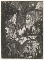 Dungeon with Smoking Fire (Kerkers) (Carceri d