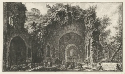 Nymphaeum of Egeria near Rome (Veduta della fonte e delle Spelonche d