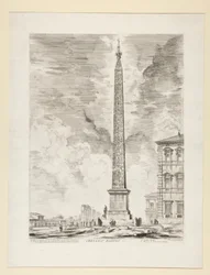 Egyptian Obelisk, from Views of Rome