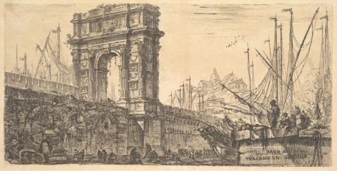 Plate 28: Arch of Trajan in Ancona, ca. 1748