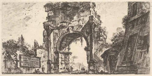 Arch of Drusus at the Porta S. Sebastiano in Rome