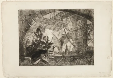 Prisoners on a Projecting Platform, plate 10 from Imaginary Prisons