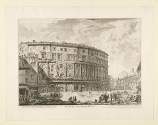 Theater of Marcellus, from Vedute di Roma