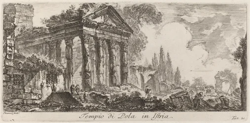 Temple of Pula in Istria