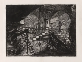The Arch with a Shell Ornament, Plate 11 from Carceri d