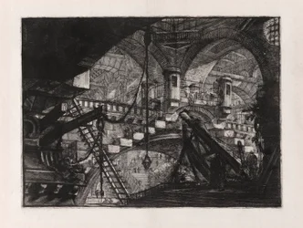 The Arch with a Shell Ornament, plate 11 from Prisons