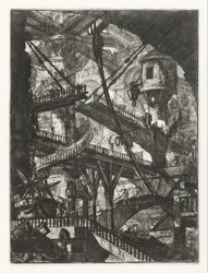 The Drawbridge, plate VII from the series Carceri d