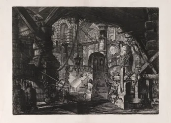 The Pier with Chains, plate 16 from Carceri