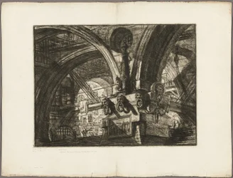 The Pier with a Lamp, plate 15 from Imaginary Prisons