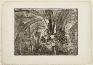 The Pier with a Lamp (plate 15 from Imaginary Prisons)