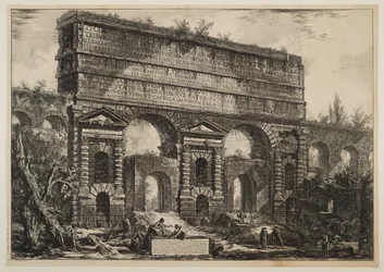 The Porta Maggiore, Originally an Archway of the Aqua Claudia and the Anio Novus