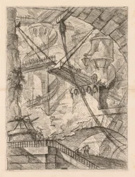 The Prisons: An Immense Interior with a Drawbridge